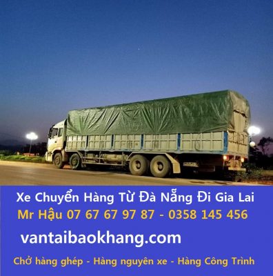 Xe Chuyển Hàng Đà Nẵng đi Gia Lai