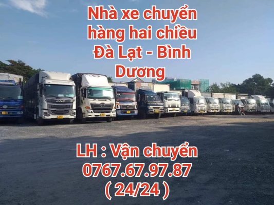 Nhà xe chuyển hàng Đà Lạt Bình Dương