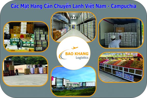 Chuyển hàng đông lạnh đi Campuchia