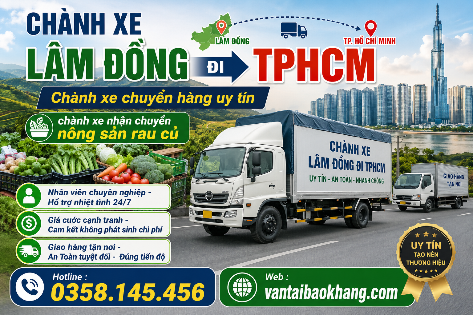 chành xe Lâm Đồng đi TPHCM