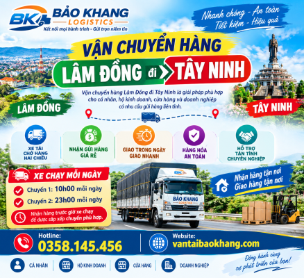 Vận chuyển hàng Lâm Đồng đi Tây Ninh